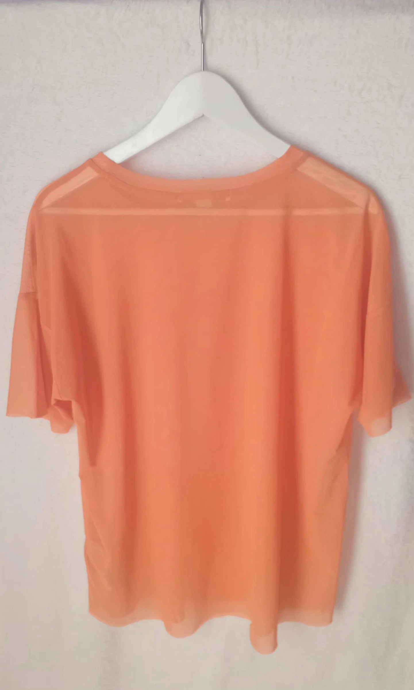 Top Mesh laranja Forever 21-Novo, costura leve & Feito no Vietnã – photo 2